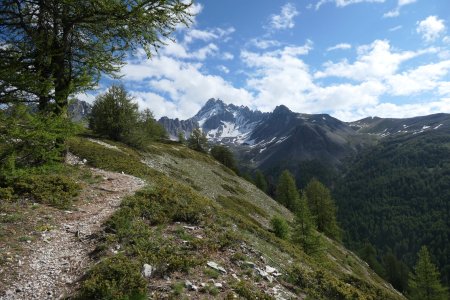 Pic de Rochebrune, col de Péas