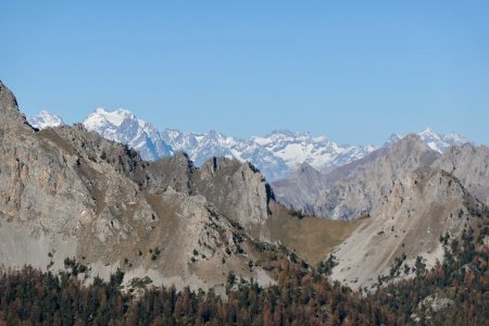 Vers le massif des Écrins