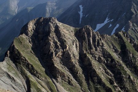 L’arête nord-est par laquelle on va descendre