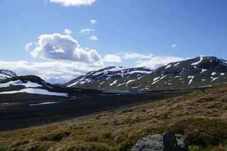 Regard arrière sur Fyresdalen.