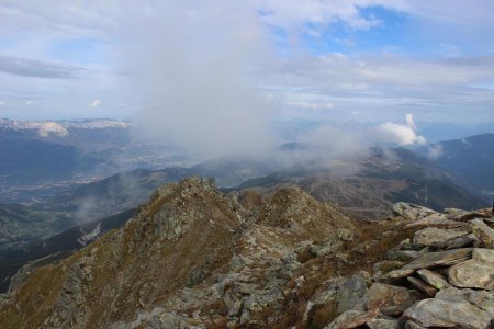 Vue brouillée vers Chartreuse et Bauges !