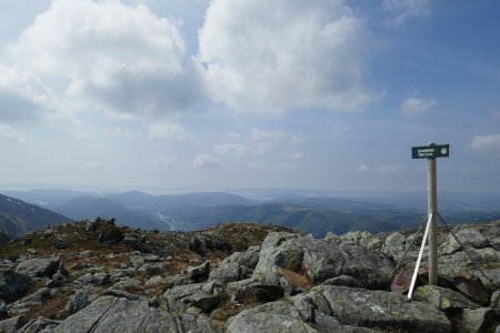 Le sommet de Søtefjellet.