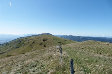 Sommet du Colomby de Gex, vue vers le sud