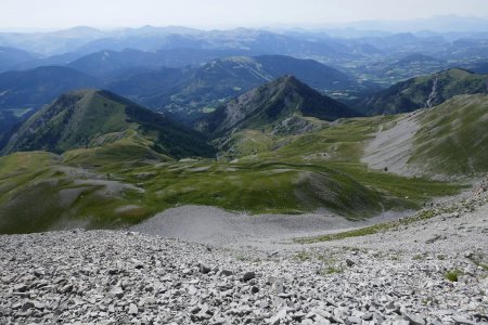 Haut du pierrier pourris.