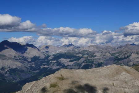 Sommet du Caduc, panorama. 