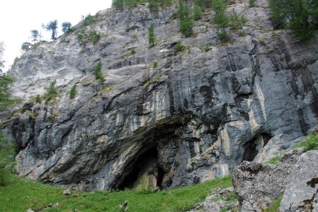 Belle paroi sur le chemin du retour