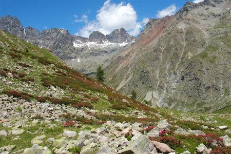 En direction du refuge du Pré de la Chaumette