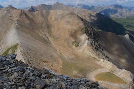 Lac de Lalatcha et Tête du Crachet