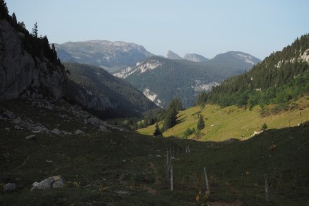 Début de la descente