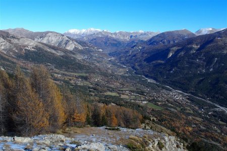 La haute vallée du Verdon, avec Colmars dans le fond