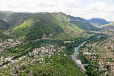 Peyreleau, Le Rozier, le Tarn et la Jonte