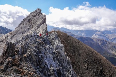 Pic Maou 3074m, vue sur la face Nord