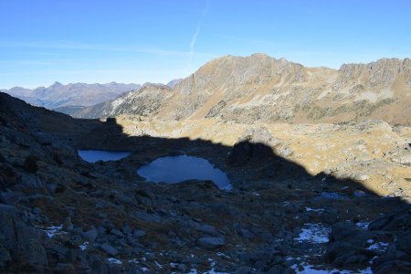 Quelques laquets gelés, vers 2500m.