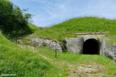 Accès au belvédère du fort