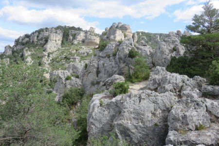 Sentier Brunet ; le Chameau au loin