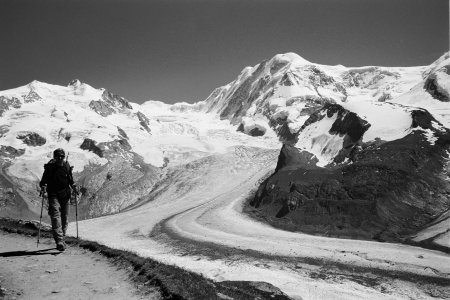 Les glaciers du mont Rose