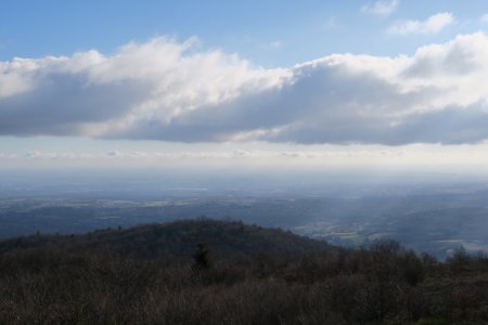 La Vallée de la Saône vue du Crêt David