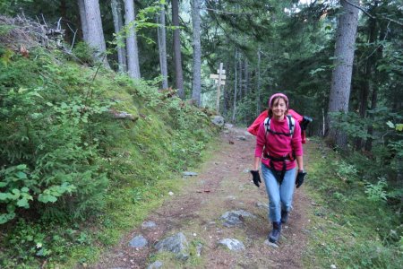 sur le sentier de la Côte d’Auran