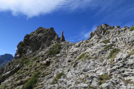 Amorce de la descente, juste après le Col de la Béranne