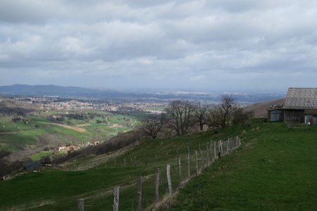 Chapelle de Châteauvieux, regard vers Lyon