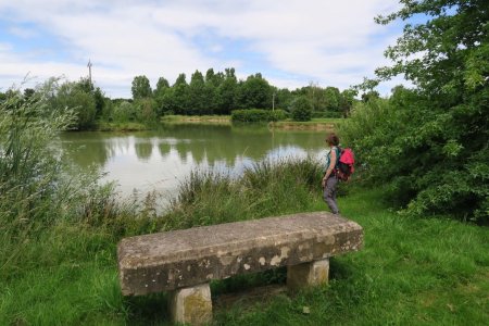 Bassin de récupération des eaux pluviales