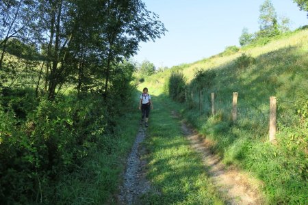 Descente vers le Pied de la Fée