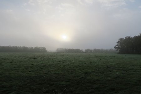 Départ dans le brouillard