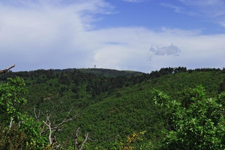 La crête du Luberon et le Mourre Nègre