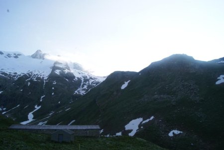 L’aiguille des Glaciers depuis les Lanchettes