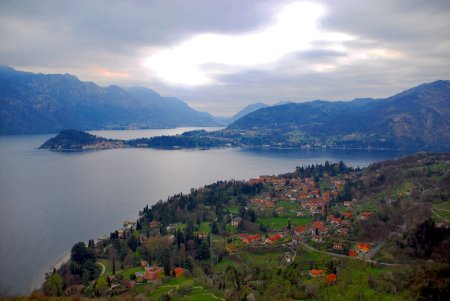 Le lac de Côme et Griante peu avant d’arriver à San Martino