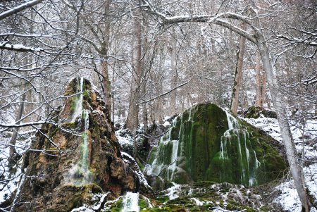 Vue d’ensemble de la cascade Güterstein