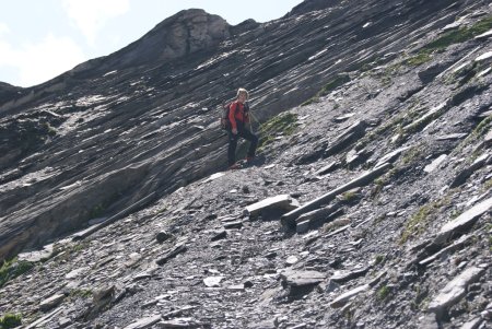 Dans le passage en schiste