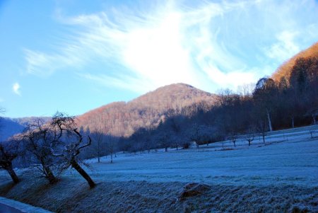 Variation de décembre avec le gel du petit matin (décembre 2018)