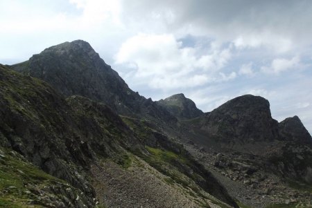 Galeteau, Grand Colon en arrière, Roche Fendue, Rocher Mottin