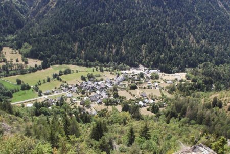 Descente vers La Chalp