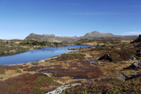 Lac Fourchu, Beauregard, Belledonne et Grand Galbert