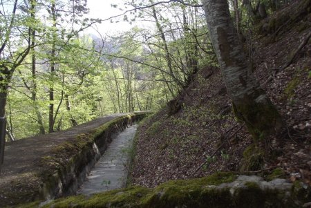 Le canal au Pont du Saugnier