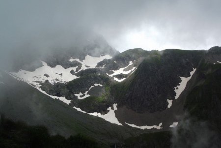 Traversée vers le col du Loup