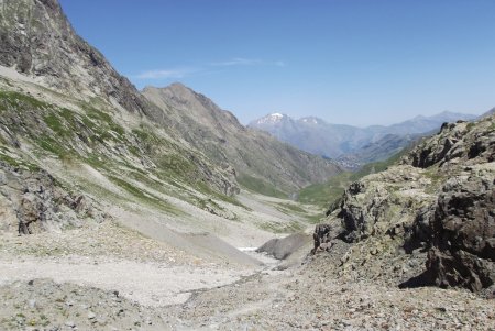 Dans la montée, vue arrière