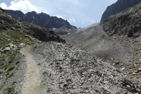 A la descente, vue arrière