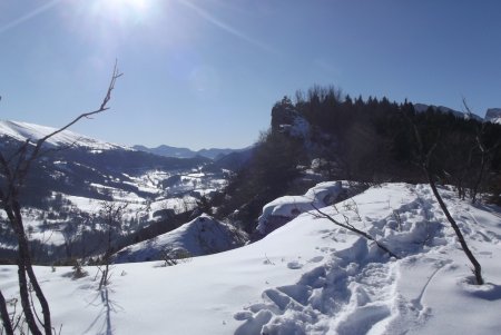 Le vallon de Gresse, vers le col de l’Allimas