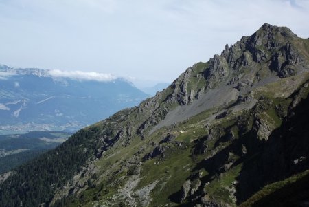 Vue sur le refuge Jean Collet