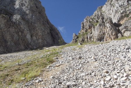 Dans la montée au Pas de Berrièves