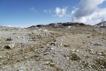 Vers la cabane des glaciologues