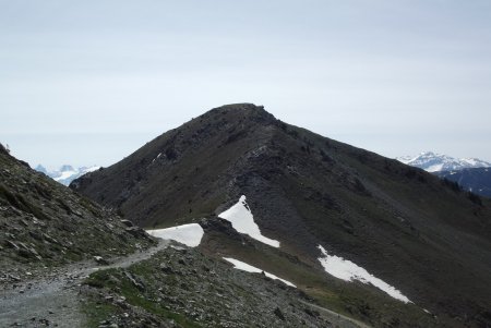 Vue arrière sur la Botte et son col