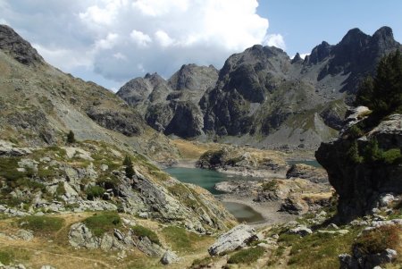 Vue arrière depuis la Brèche Sud