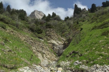 Passage d’une ravine