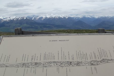 Table d’orientation et Ecrins