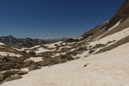 Traversée vers les lacs.