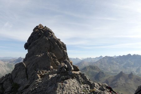 À la grande brèche c’est là que l’on s’équipe de nos baudriers.